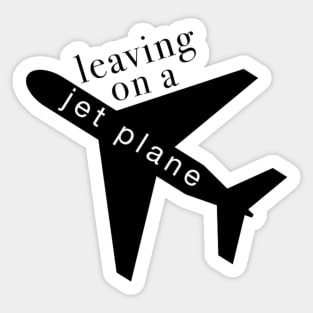 jet plane Sticker